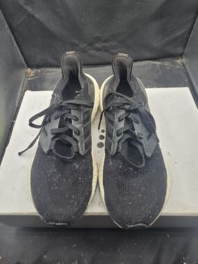 Oppo Black Knit Athletic Sneakers with White Soles